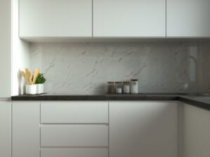 Backsplash Ideas for White Cabinets and Granite Countertops